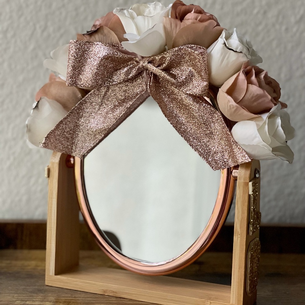 Handmade decorative make up mirror LOVE